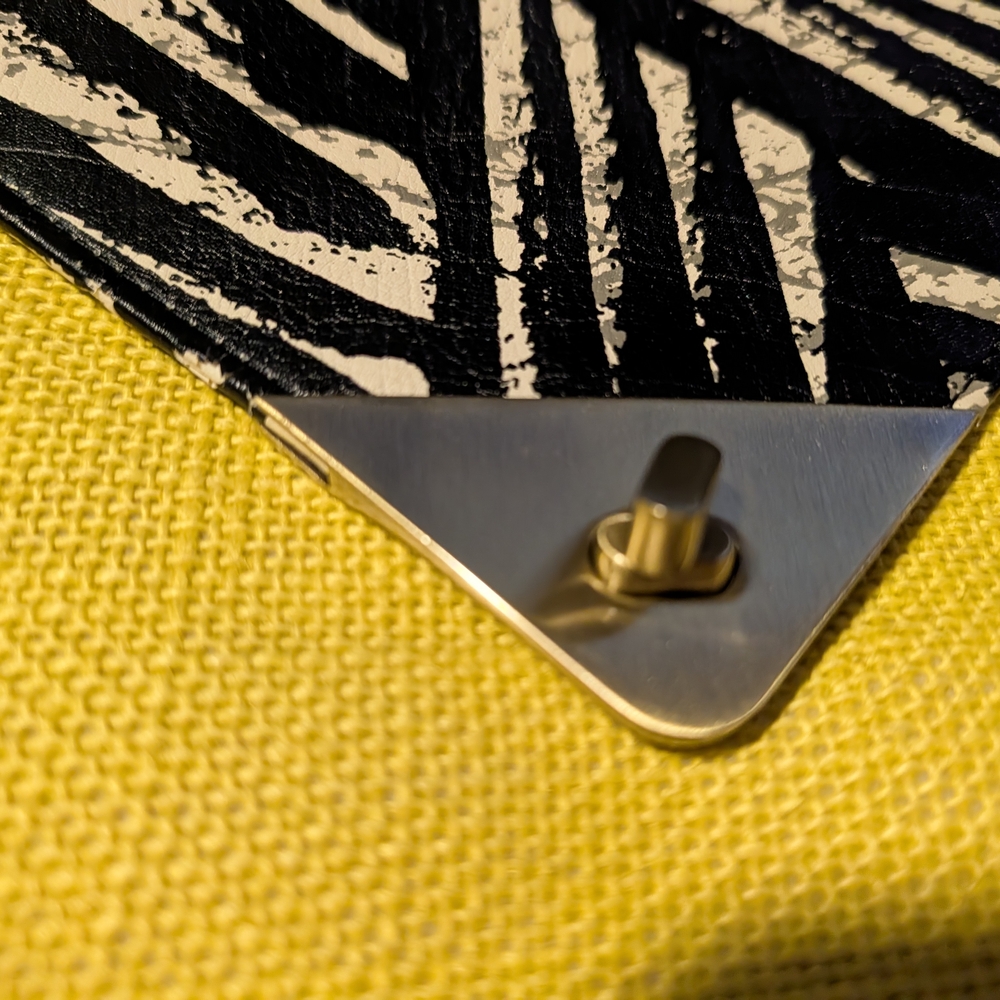 Mossimo Supply Co. Yellow And Black Clutch View 2